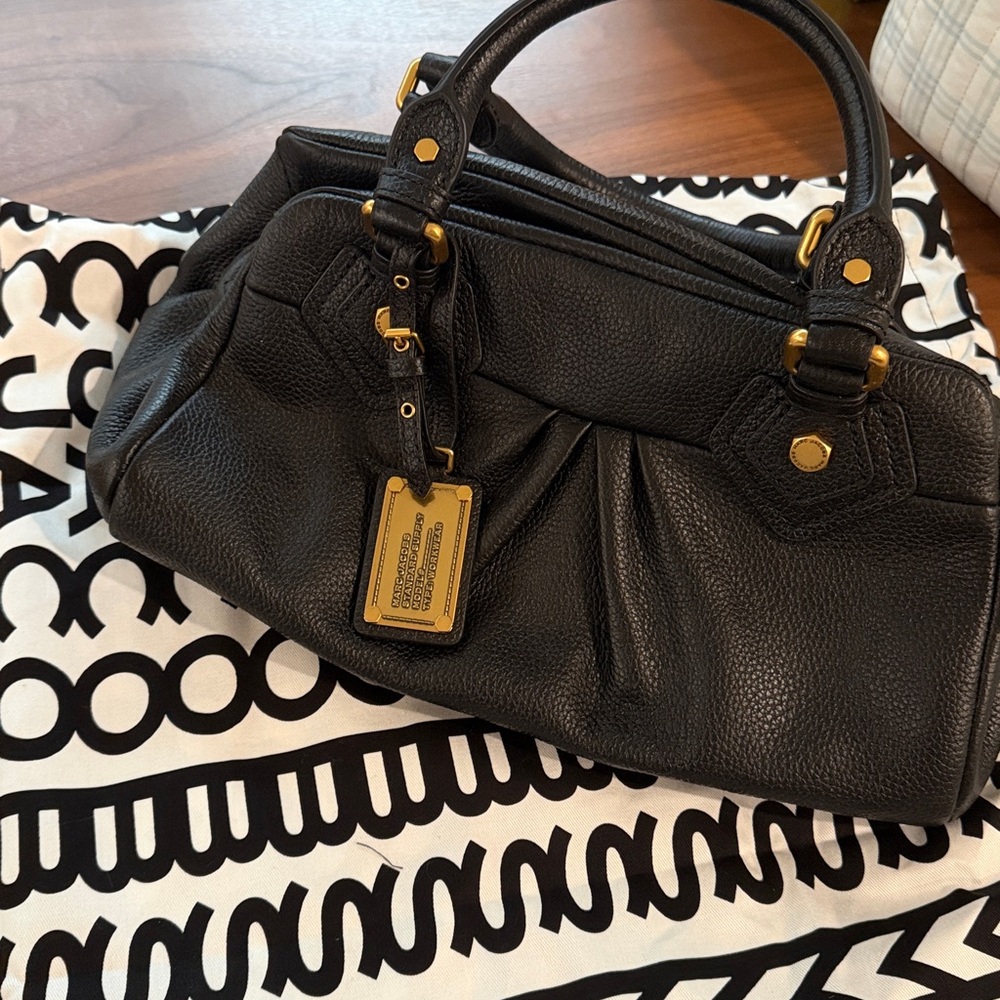 Marc Jacobs Black Baby Groovee Satchel